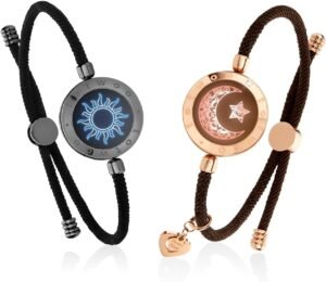 Bracelet Connexion Couple Totwoo Soleil & Lune - L'Amour Sans Distance
